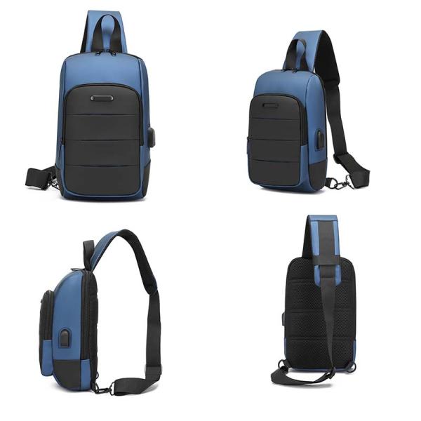 Sacs à dos pour hommes étanches à l'eau avec USB