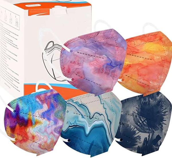 20 Count Cotton Breathable KN95 Face Mask Skin Friendly