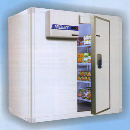 -25℃ refroidissement à l'air de pièce d'entreposage au froid de 10 - 1000 mètres cubes ou refroidissement par l'eau