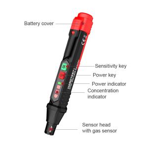 HT59 HT60 HT61 ガス漏れ探知器 音と画面アラーム 自然メタン用のミニ燃焼ガス探知器