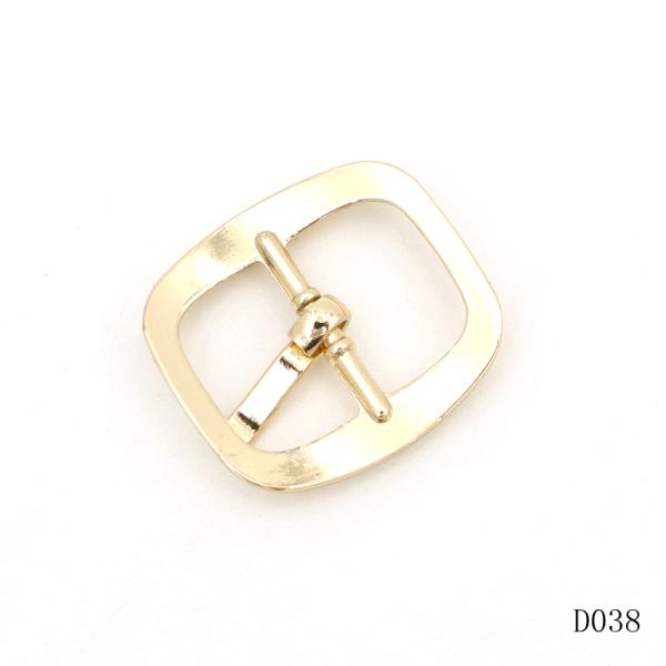 Shoes Buckle Wholesale 13mm Center Bar Pin Buckle Metal Adjustable Buckle