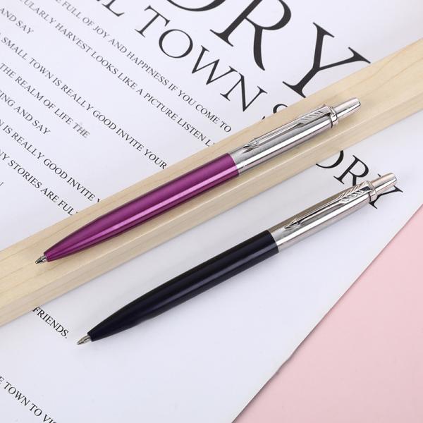 Multi Colored Metal Ballpoint Pen 1.0mm Tip 130mm Length