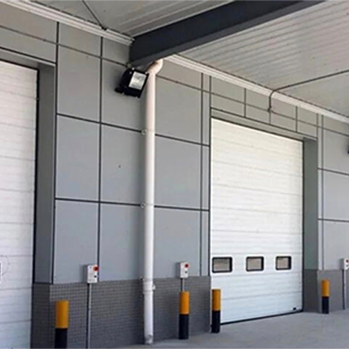 Steel Sectional Overhead Door 10-15m/min Opening Speed For Airport Ground Support Facilities