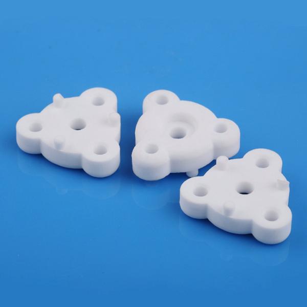 OEM ODM Alumina Ceramic Parts Isolator Glazed Treatment High Heat Resistance
