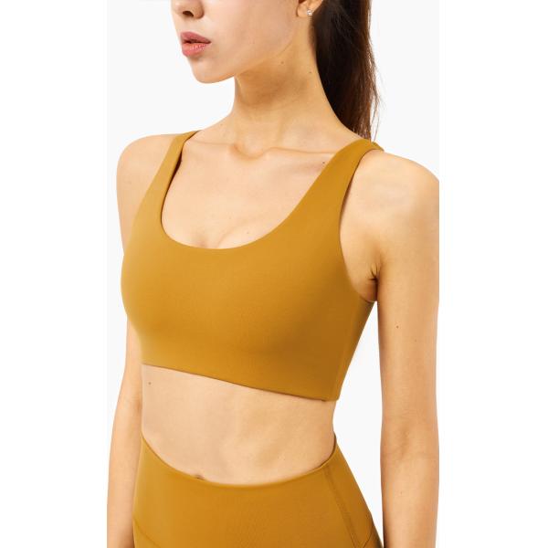 Пряжка Traceless шеи бюстгальтера спорт Breathable женщин йоги широкая собрала