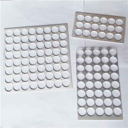 Customized aluminum stamping plate LED lens holder with brush