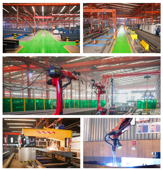 Q355 Q235 Steel Frame Building Commercial Economy Metal Buildings
