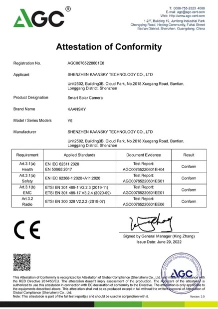 shenzhen tengshengda ELECTRIC CO., LTD. Сертификации