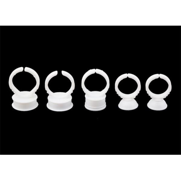 Semi Permanent Glue Ring Holder , Pigment Cup Ring For Eyebrow Eyeline Lip Makeup
