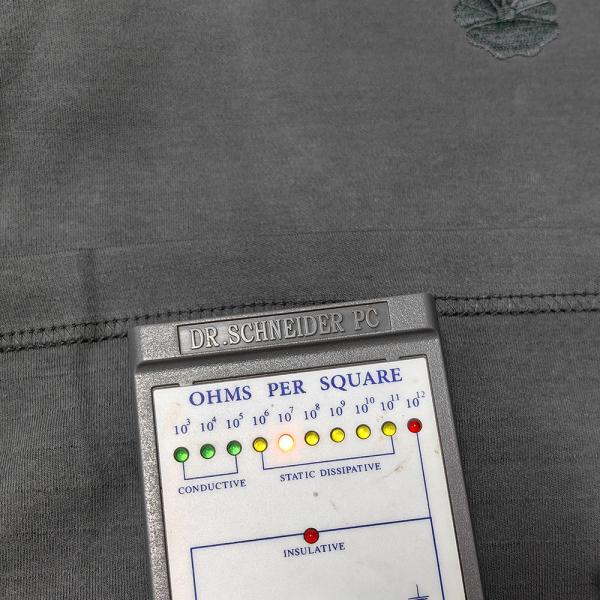 ESD Set de roupa interior de algodão de malha livre de poeira Roupas antiestáticas unisex Segurança pessoal