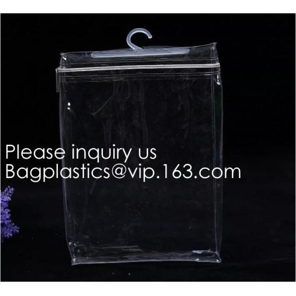 Hair Extension Hanger Bags For Hair Extensions Hair Extension Bag Storaging Bag,snap closure plastic hook hanger bags