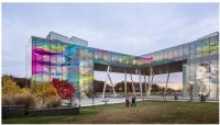 P4.8mm High-definition, High Brightness, And High Transparency Glass Mounted Film LED Display Screen