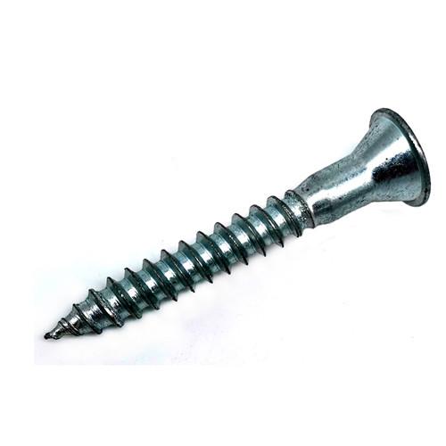 M6 Carbon Steel Self Tapping Screws Zinc Plated Slotted Flat / Countersunk Head
