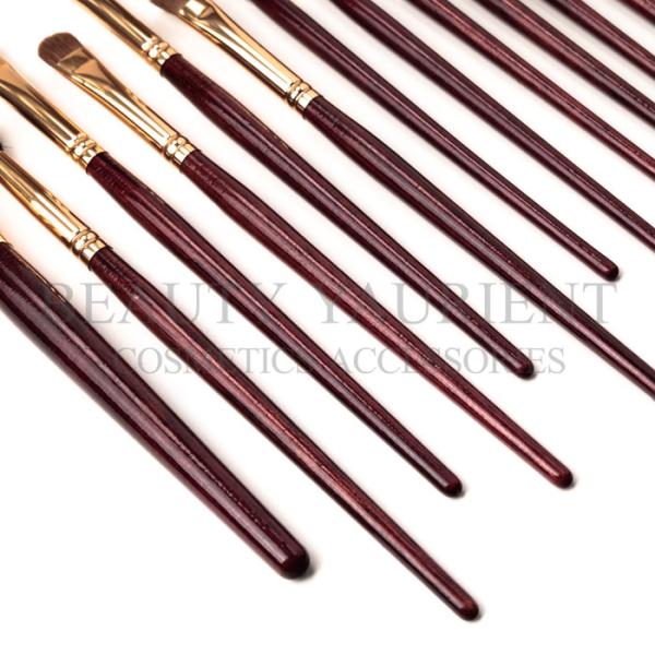 12pcs Handcrafted Cosmetic Makeup Brush Set Face Paint Brushes Set 20.5cm Length