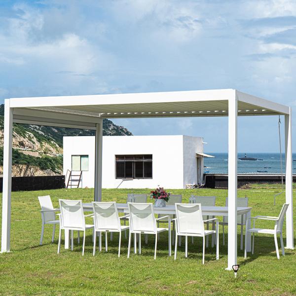 caramanchão Louvered exterior de alumínio de 10x12 10x13 para o pátio