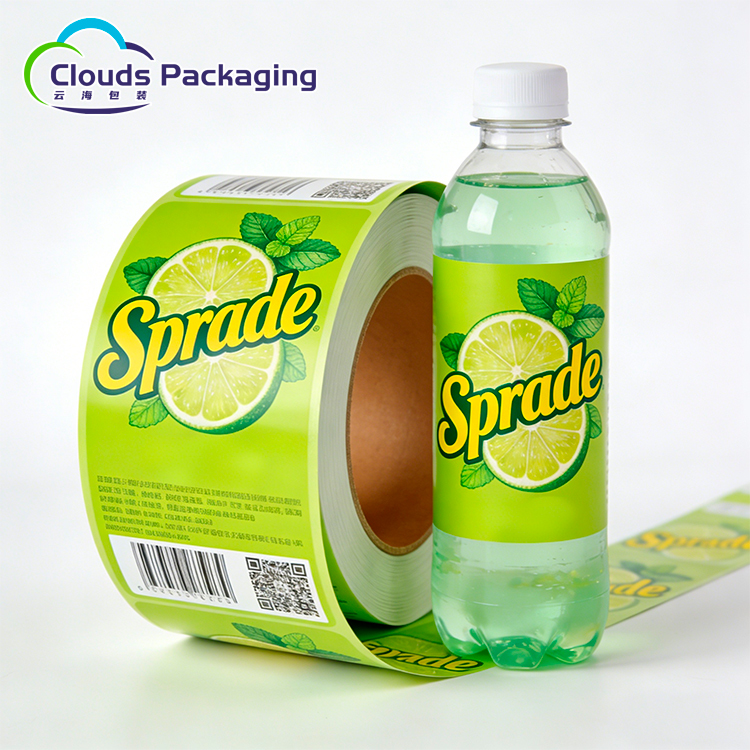 Custom PET PVC Heat Shrink Sleeve Wrap Printable Bottle Rolls Shrink Label