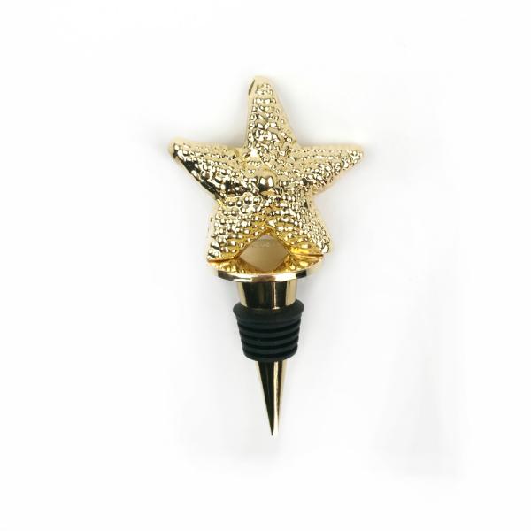 3D Starfish Wine Bottle Stopper Perfect For Beach Lovers