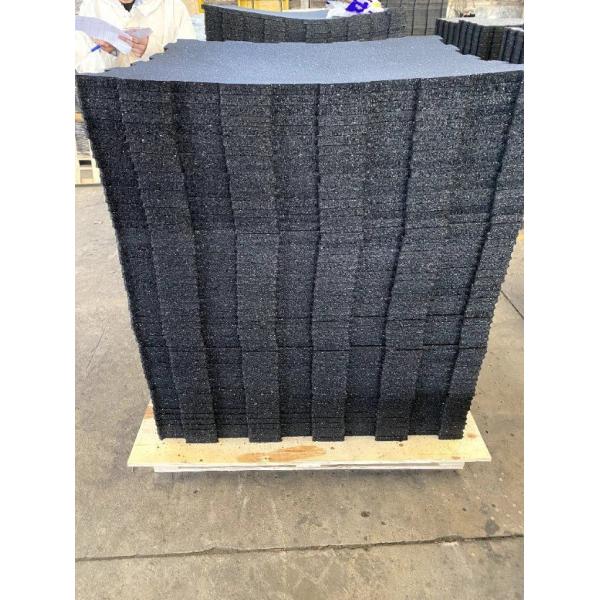 1m*1m 20mm Extra Heavy-Duty Black Rubber Floor Protection Mat for Gym and Fitness Centre