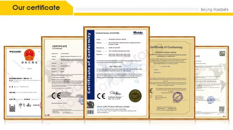 20 Years Yellow & Black Rubber Speed Hump Steel Speed Bump for Roadway Application