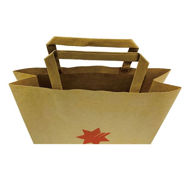 Customization Kraft Paper Gift Bag Environmental Protection for brand communication