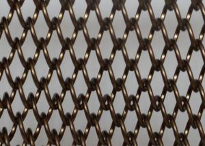 Espaço de ShuoLong que divide o metal Mesh Curtain Panels Antique Bronze 8.4mm