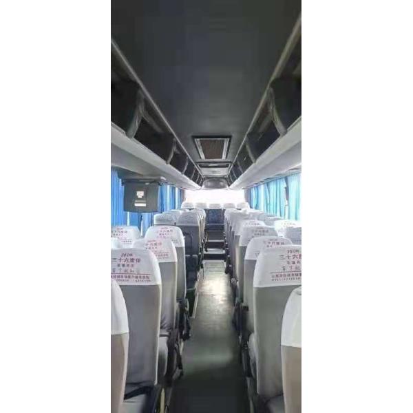 2009 o ônibus usado do ano 53 assentos usou o motor diesel usado ZK6129HD do condicionador de Bus With Air do treinador de Yutong