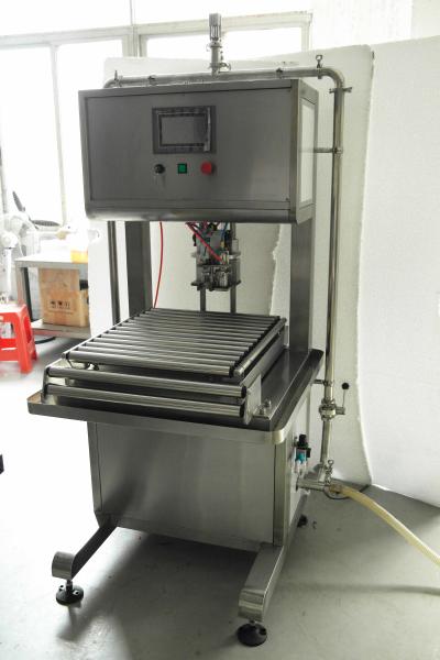 YGT Semi-Automatic 1-25L Non-Aseptic BIB Filler For Fruit Jiuce/Milk/Oil With PLC SUS304/316 Made In China