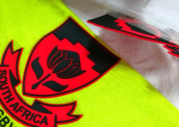High Frequency Custom Screen Printing Patches , Reflective Silk Screen Labels OEM / ODM