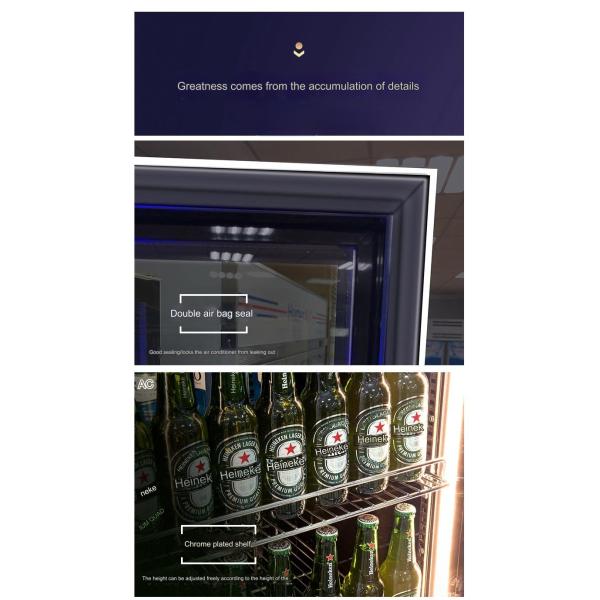 90KG Beverage Machine Cabinet with Intelligent Temperature Control and 5-Layer Rack