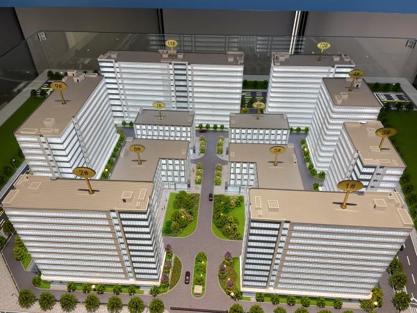 1:150 Building Architecture Models Urban Style Modern Architectural Models