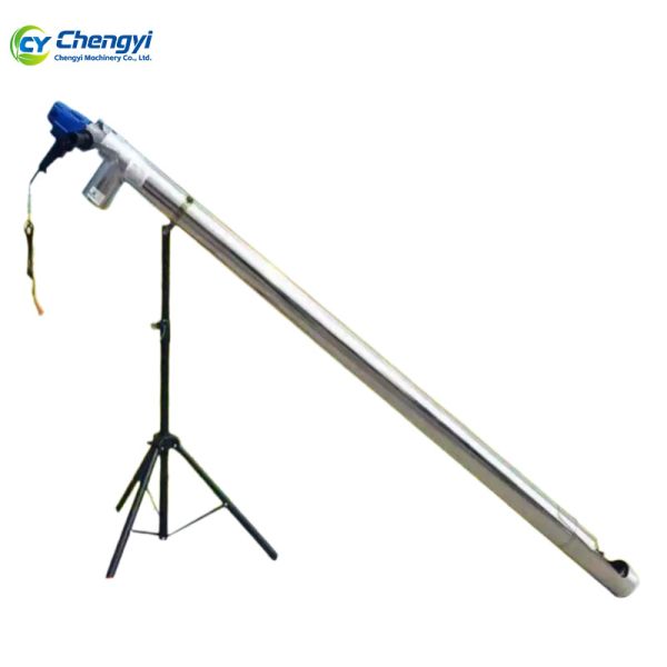 Steel Grain Conveyor Durable Screw Auger Conveyor Handling Transport Equipment