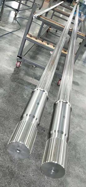 WR15 Abrasion Resistance Twin Screw Shafts Diameter 10-120mm HRC44