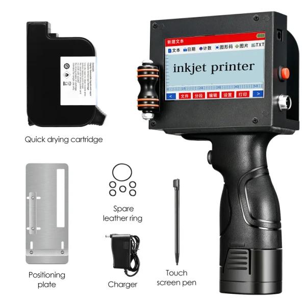 High Definition Expiry Date Labeling Handheld Inkjet Printer with CE Certification