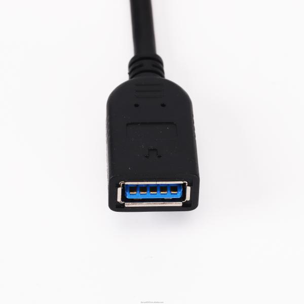 USB3.0 Cabo ângulo direito USB-A macho para USB-A fêmea cabo de carga rápida