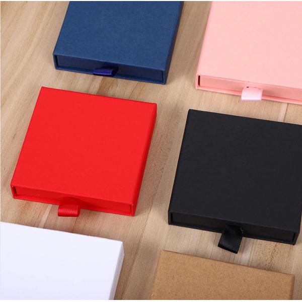 Popular Jewelry Box Logo Paper Gift Packing Box for Custom Bracelet Packaging