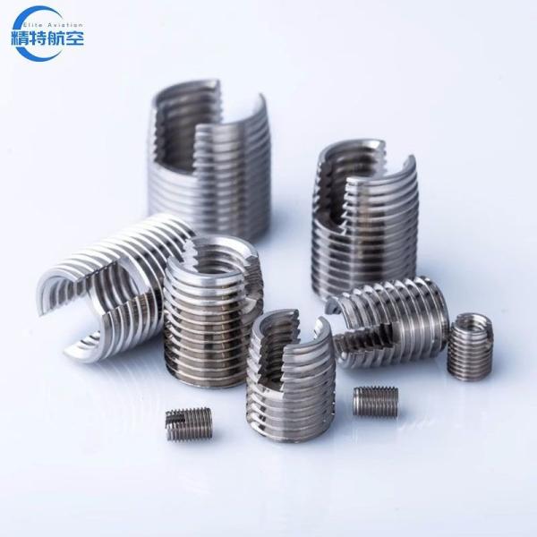 Fine/Coarse Thread M2-M10 Flanged Brass Insert Nut Stainless Steel Insert Nut Aerospace Industry Standard