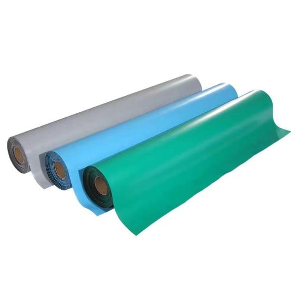 Shiny Dull ESD Rubber Mat Antistatic Table Floor Mat For Workbench