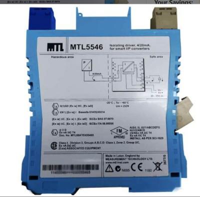 MTL5546 MTL Isolating Driver For 4–20mA HART® Valve Positioners  With Line Fault Detection