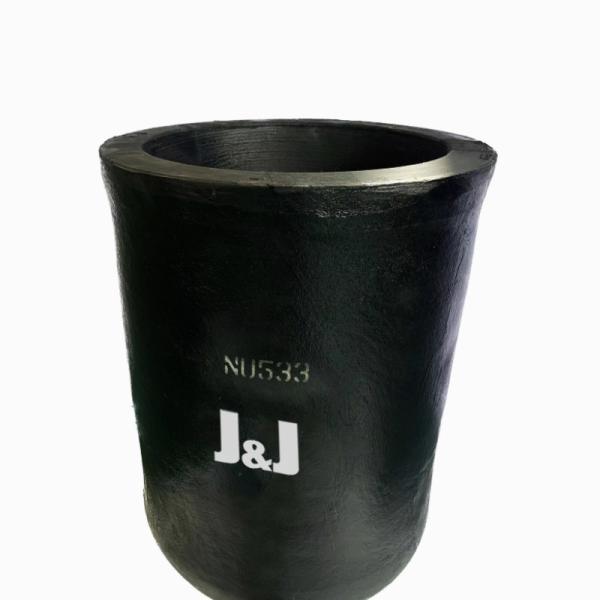Stability Silicon Carbide Graphite Induction Furnace Crucible High Temperature Resistance
