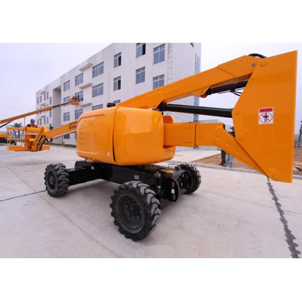 Hydraulic 20M Articulated Boom Cherry Picker Lift With Cummins Engine 180° Platform Rotation