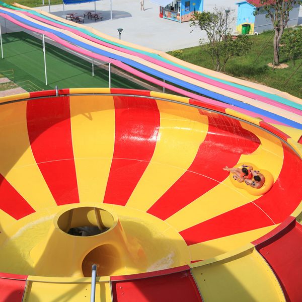 High Speed Space Bowl Water Slide Inflation Thrill Water Slide Raft Water Park Equipment