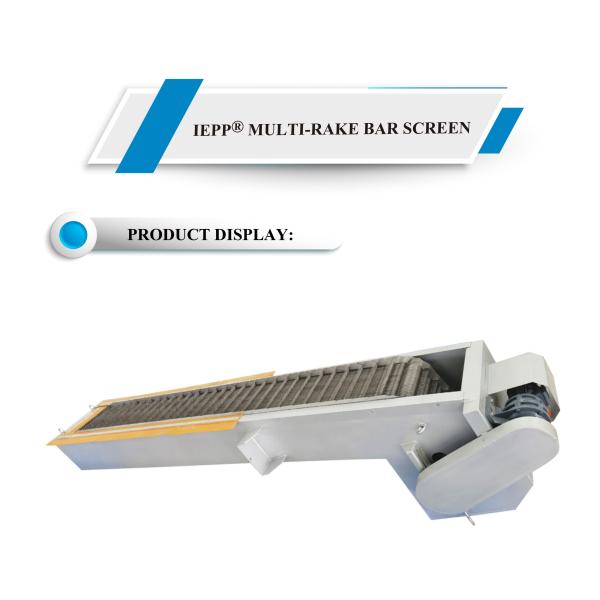 IEPP China Manufacturer Factory Price Wastewater Treatment WWTP Equipment Multi Rake bar Screen Gray Water Pretreatment Filter