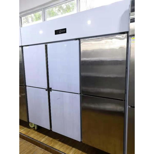 Kitchen Restaurant Commercial Upright Freezer With Two / Four / Six Doors