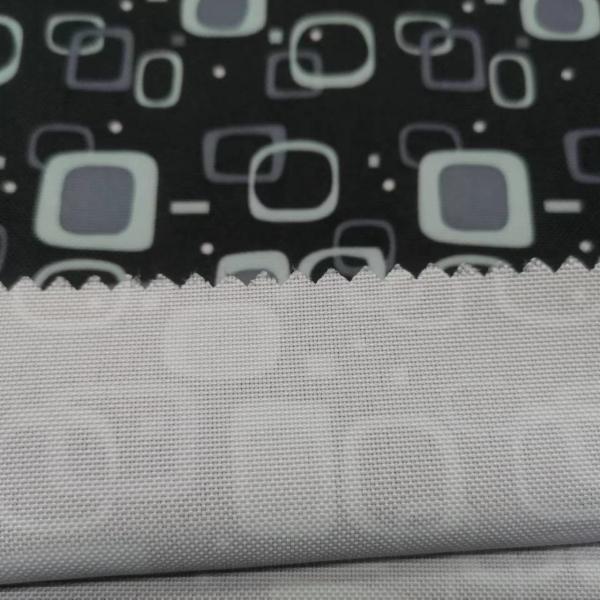 Printed Waterproof Pu Coated Polyester Oxford Cloth Fabric 130gsm 300DX300D