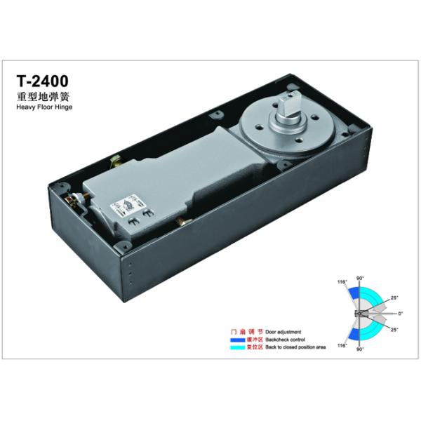 Floor Hinge T-2400, color:black or blue, casting iron,  weight capacity 250kgs,
