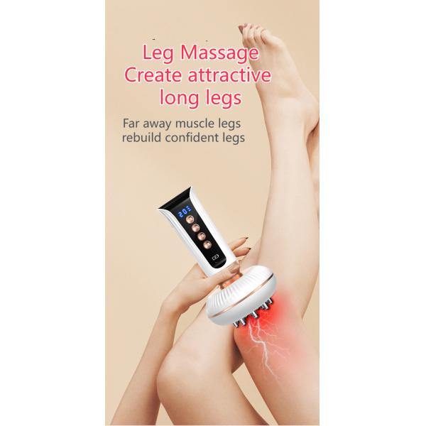 20 Gear EMS Microcurrent Electric Meridian Brush Infrared Heating Vibration Therapy Massage Device