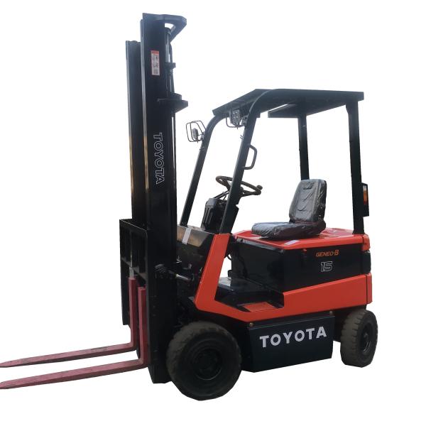 Chariot élévateur Toyota Komatsu Mitsubishi de haute qualité 1,5 tonne Diesel 96kw Prix chariot élévateur d'occasion 1,5 tonne Chariot élévateur Toyota Fd15 Hauteur de levage 4m