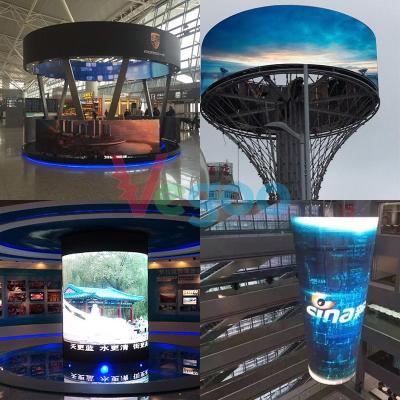 Exposição de diodo emissor de luz impermeável 62500 Pixel/M2 da bola IP65 do brilho alto