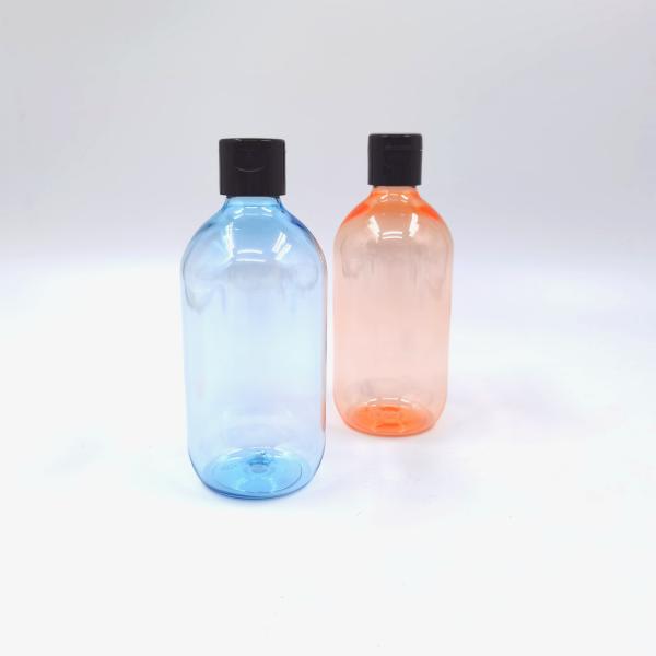 Круглая косметика ЛЮБИМЦА плеча разливает синь по бутылкам контейнера 300ml мытья тела прозрачную