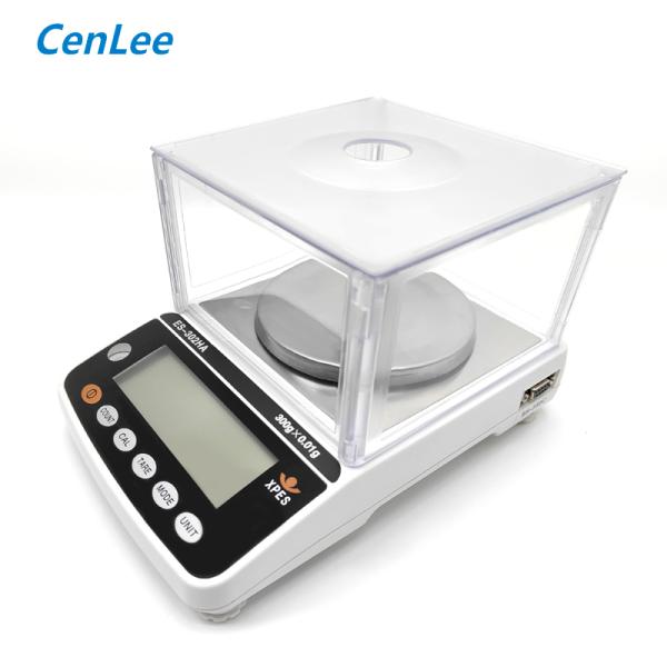 Readability 0.001g Laboratory Precision Balance Lab Instruments Analytical Balance Scale With Draf Shield